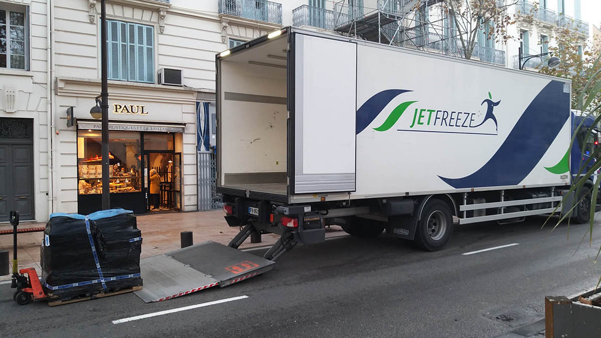 Livraison en centre-ville de marchandises sous températures dirigées