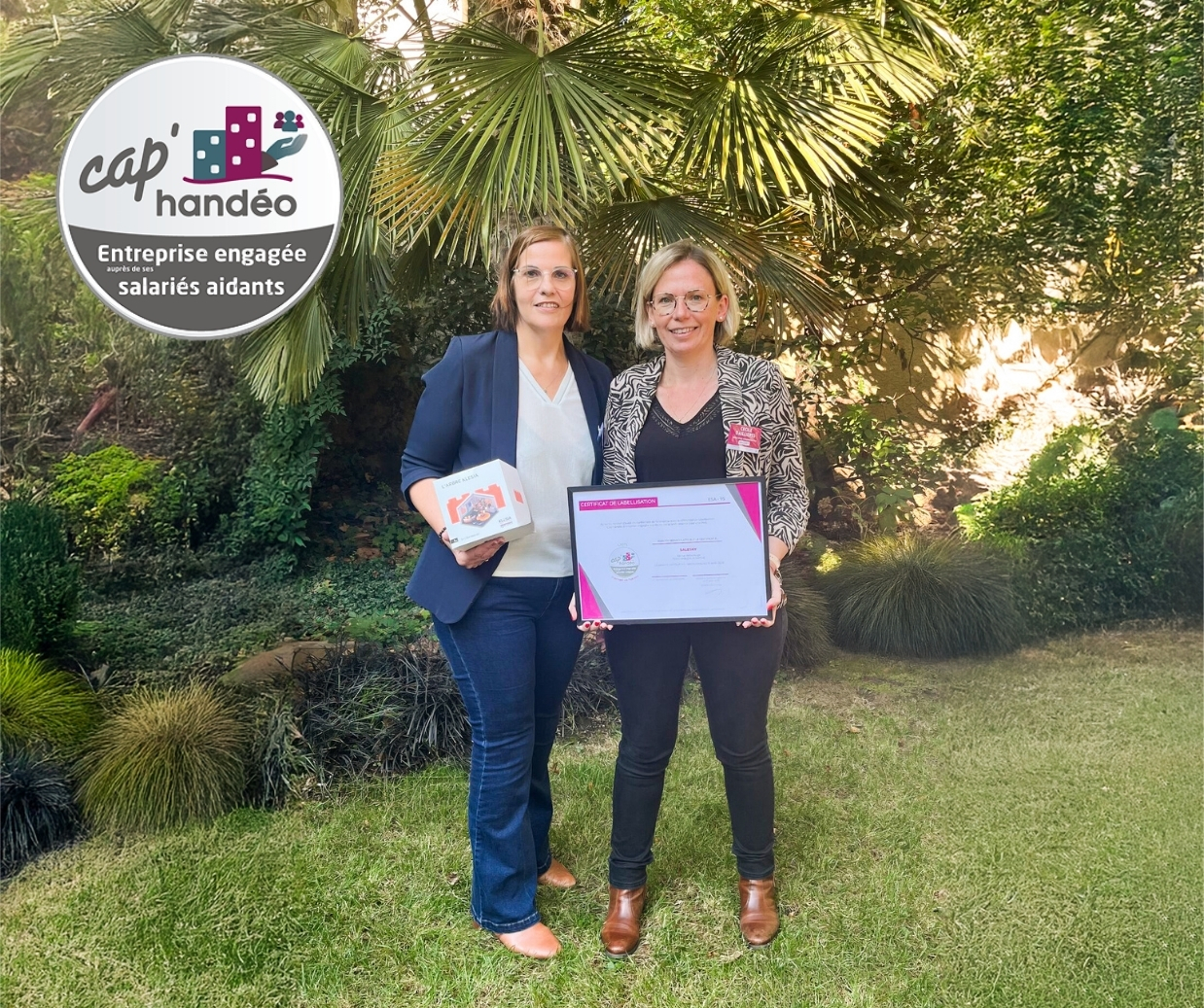 Salesky labellisée Handéo Entreprise Engagée Salariés Aidants